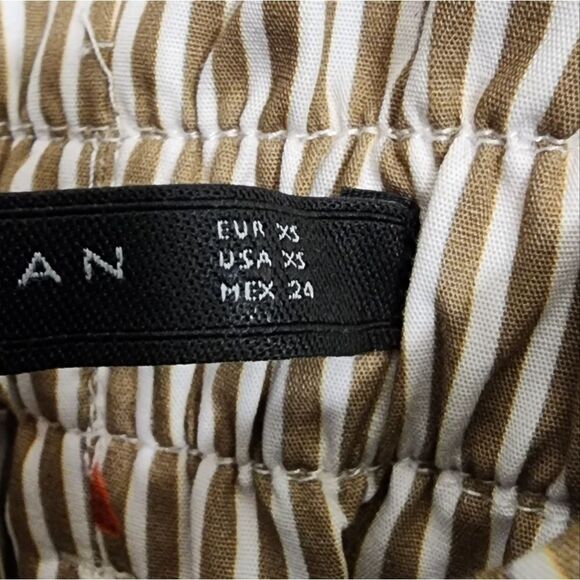 ZARA Floral and Striped Poplin Culottes - Picture 13 of 14